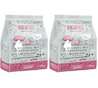 GRAU - l’Original - Nourriture sèche pour Chats - Chatons - volaille et superaliments, Pack de 1 (1 x 400 g), sans Gluten, pour Chatons (Lot de 2)