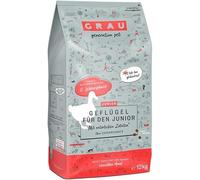 GRAU - l’Original - Nourriture sèche pour Chiens - Junior - volaille, Pack de 1 (1 x 12 kg), sans Gluten, pour Les Chiens à partir de 4 Mois