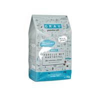 GRAU - l’Original - Nourriture sèche pour Chiens - Truite et Pommes de Terre (1 x 3 kg), sans céréales, pour Chiens Adultes sensibles