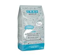 GRAU L’original Croquettes Pour Chiens, Truite Avec Pommes De Terre, (1 x 12 kg), Sans Céréales, Pour Chiens Adultes Sensibles