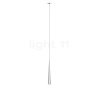 Grau Niceone Luminaire encastré en suspension LED chrome brillant/gris - 200 cm Ce luminaire comporte des modules à LED prémontés de classes énergétiques A A++, A+, A
