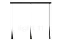 Grau Niceone Suspension LED 3 foyers noir - 200 cm Ce luminaire comporte des modules à LED prémontés de classes énergétiques A A++, A+, A