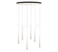 Grau Niceone Suspension LED Cluster - 6 foyers blanc - 200 cm Ce luminaire comporte des modules à LED prémontés de classes énergétiques A A++, A+, A