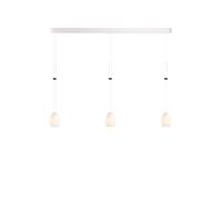 GRAU Oh China Trace Three Pendelleuchte, white