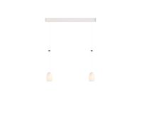 GRAU Oh China Trace Two Pendelleuchte, white