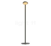 Grau Parrot Batterie lampadaire LED laiton noir Ce luminaire comporte des modules à LED prémontés de classes énergétiques A A++, A+, A