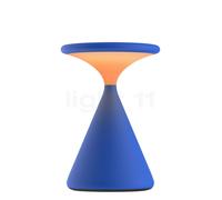 Grau Salt Lampe rechargeable LED outremer