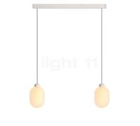 Grau Sun Suspension LED 2 foyers sable - fixe Ce luminaire comporte des modules à LED prémontés de classes énergétiques A A