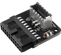 Graugear Adaptateur USB 3.0 vers USB 3.1 Type-E 20-Pin Key A 90 Grad noir