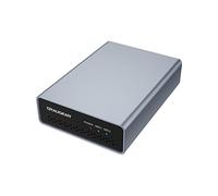 GRAUGEAR | Boîtier Raid externe | 2 x 2,5" SATA SSD/HDD | Type-C® USB 3.2 Gen2 (10Gb/s) | Raid 0, RAID1, Single, Large | USB-C | USB-A | Aluminium | Bloc d'alimentation | G-25RD2-AC-10G