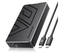 GRAUGEAR Boîtier SSD externe NVMe M.2 – USB4/Thunderbolt 4 40 Gbps, sans outil, sans ventilateur