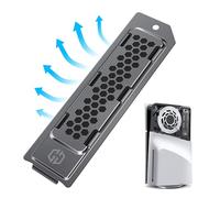 GRAUGEAR Capot anti-poussière en métal pour Playstation 5 Slim M.2 SSD - Couvercle avec ventilation, idéal pour extension de mémoire (PS5 Slim Black)
