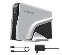 GRAUGEAR | Disque Dur Externe 6 to pour Playstation®5 | USB 3.2 | Gen 2 | Type-C® | Type-A | 3,5 Pouces | 6 to HDD | avec Bloc d'alimentation | pour PS4 | pour PS5 | G-3501-A-10G-6TB