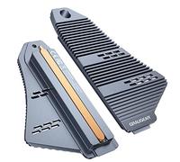 GRAUGEAR | Dissipateur thermique HeatPipe pour M.2 NVMe (2280) | Kit de refroidissement Heatsink PS5 | 4 x coussinets thermiques inclus | G-PS5HS04
