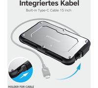 Graugear Ext Gehäuse f. 2,5" SSD/HDD USB-C3.2 Gen2
