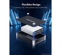 GrauGear G-5251 GRAUGEAR Boîtier de lecteur externe 5,25 "SATA Blu-Ray/DVD/CD
