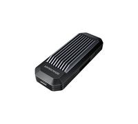 GRAUGEAR G-M202-AC-10G Boîtier SSD M.2 PCIe 3.0 NVMe USB 3.2 Gen 2 (10 Gbit/s) USB Type-C Aluminium/Plastique Noir (106x44x22mm)