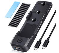 GRAUGEAR M2 Docking Station for NVMe PCIe & NGFF SATA M.2 SSD M-Key/M+B Key in 2