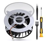 GRAUGEAR Pièces de rechange pour ventilateur de refroidissement interne PS5, kit de nettoyage de la poussière, compatible avec le ventilateur original PS5 23 lames 17 lames (PS5 Original)