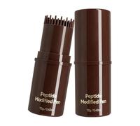 Grauhaar-Abdeckstift - tragbarer 2-in-1-Applikator zum Ausbessern der Haarwurzeln, lang anhaltende Kräuterfarbe | Temporäre natürliche Farbe für Zuhause, Salon, Reisen, Geburtstag, Hochzeit, Pflege, B