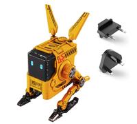 GravaStar Alpha 65W GaN Chargeur Rapide, Chargeur Rapide 3 Ports avec Prise Multiple pour Voyage, Chargeur Universel pour Royaume-Uni/UE/États-Unis, pour iOS and Android(Jaune)