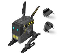 GravaStar Alpha65 Chargeur USB-C GaN 65W Robot 3 Ports | Chargeur USB-C au design robot unique, 2 USB-C et 1 USB-A pour une charge rapide avec un style original pour votre bureau