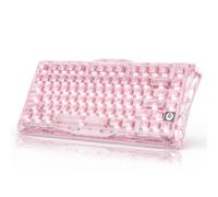 GravaStar Mercury K1 Lite Clavier Gamer Mécanique sans Fil 75%,Crystal Rose