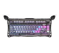 GravaStar Mercury K1 Pro - Clavier mécanique sans fil 75 % tri-mode, disposition QWERTY US, conception à montage sur joints (gasket), commutateurs remplaçables à chaud, rétroéclairage RGB, compatible 