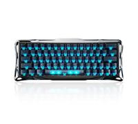 GravaStar Mercury V60 Pro Clavier Gaming 60% Effet Hall, Switchs Magnétiques, RT 0,005mm, 8K Polling Rate, Rapid Trigger, Châssis Aluminium CNC, Latence 0,125ms, Pilote Web, RGB (Gunmetal Smoke)