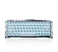 GravaStar Mercury V60 Pro Clavier Gaming 60% Effet Hall, Switchs Magnétiques, RT 0,005mm, 8K Polling Rate, Rapid Trigger, Châssis Aluminium CNC, Latence 0,125ms, Pilote Web, RGB (Silver Frost)