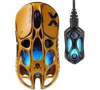 Gravastar Mercury x pro Wireless Wireless Bluetooth 3 - mode esports Gaming Mouse warloss Yellow (avec récepteur 8K)