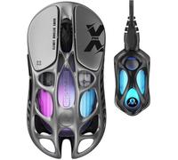 Gravastar Mercury x pro Wireless Wireless Bluetooth 3 - mode esports souris de jeu Star Silver (avec récepteur 8K)