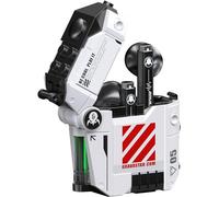 GravaStar Sirius P5 Écouteurs intra-auriculaires sans fil Bluetooth avec son stéréo, 4 lumières RVB, lecture 40 heures, ENC pour appels clairs, Bluetooth 5.2, IPX4, Defense Mecha Blanc