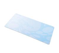 GravaStar Tapis de Souris Gaming XXL 80 x 40 cm, Tapis de Bureau Étendu avec Base Antidérapante, Bords Cousus, Surface Imperméable, pour PC, Ordinateur Portable et Bureau (Bleu)
