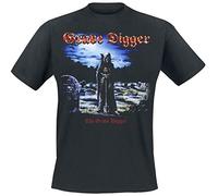 Grave Digger The Homme T-Shirt Manches Courtes Noir S, 100% Coton, Regular/Coupe Standard