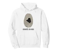 Gravée en Moi - Design Empreinte Algérie Élégant - Fierté DZ Sweat à Capuche