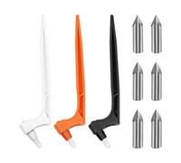 Graves Rotatifs en 3 Parties Et Tête De Coupe De Secours en 6 Parties, Couteau De Coupe Créatif, Outil De Coupe Manuel, Accessoires D'Artisanat DIY.