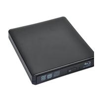 Graveur Blu-Ray UHD 4K USB 3.0 Externe, Lecteur/graveur DVD Optique, Lecteur Blu-Ray 3D Rapide et Pratique(Zwart,4K Playback)