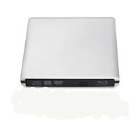 Graveur Blu-Ray UHD 4K USB 3.0 Externe, Lecteur/graveur DVD Optique, Lecteur Blu-Ray 3D Rapide et Pratique(Silver,4K Playback)