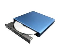 Graveur Blu-Ray UHD 4K USB3.0 Lecteur DVD Optique Externe Enregistreur RE/ROM Lecteurs Blu-Ray 3D Lecteur Graveur Facile à Utiliser(Blue)