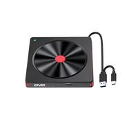 Graveur CD/DVD +/-RW Externe USB 3.0 Type-C, Lecteur/Graveur BD/DVD/CD-ROM pour PC Portable et Ordinateur de Bureau
