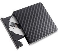 Graveur de DVD externe USB3.0, lecteur optique externe de l'ordinateur, lecture haute définition, gravure à une touche, large utilisation, noir