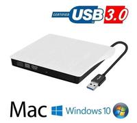 Graveur DVD CD Externe USB 3.0 Ultra Slim Portable - Lecteur DVD ROM CD USB CD Player RW Writer/Rewrite