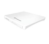 Transcend Extra Slim Portable DVD Writer - White