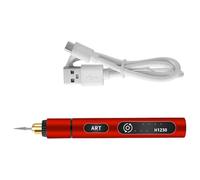 Graveur électrique portable ergonomique pour travaux manuels sur métal, bois, verre, surfaces en cuir, réparation de bijoux, gravure portable avec piles au lithium
