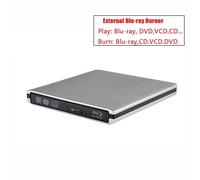 Graveur externe USB 3.0 Blu-Ray ampa er lecteur DVD optique BD-RE lecteur Blu-Ray 3D pour Windows/discreOS-Blu ray burner