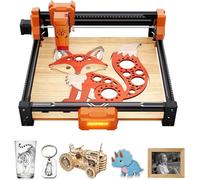 Graveur Laser Acmer S2 7W,48W(7000mv) Graveuse Laser 300x300mm,10000mm/Min Gravure Haute Efficacité,PréCision De Gravure 0,01,DéCoupeuse Laser Pour Bois Et L'Acrylique Foncé, Diy, à L'éDucation