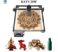 Graveur laser Longer Ray5 20W avec écran tactile, chipset 32 bits, WIFI, gravure au laser de précision 0,08*0,1 mm, machine de découpe, zone de travail 375*375 mm