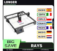 Graveur laser LONGER RAY5, jeu de puces 32 bits, connexion WIFI, avec écran tactile et sculpture hors ligne, laser ultrafin et puissant RAY5