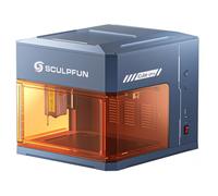Graveur Laser SCULPFUN iCube Ultra 12W -Conception Fermée Classe1 - Mise Point Automatique -Point Laser 0,08mm -Filtre Fumée